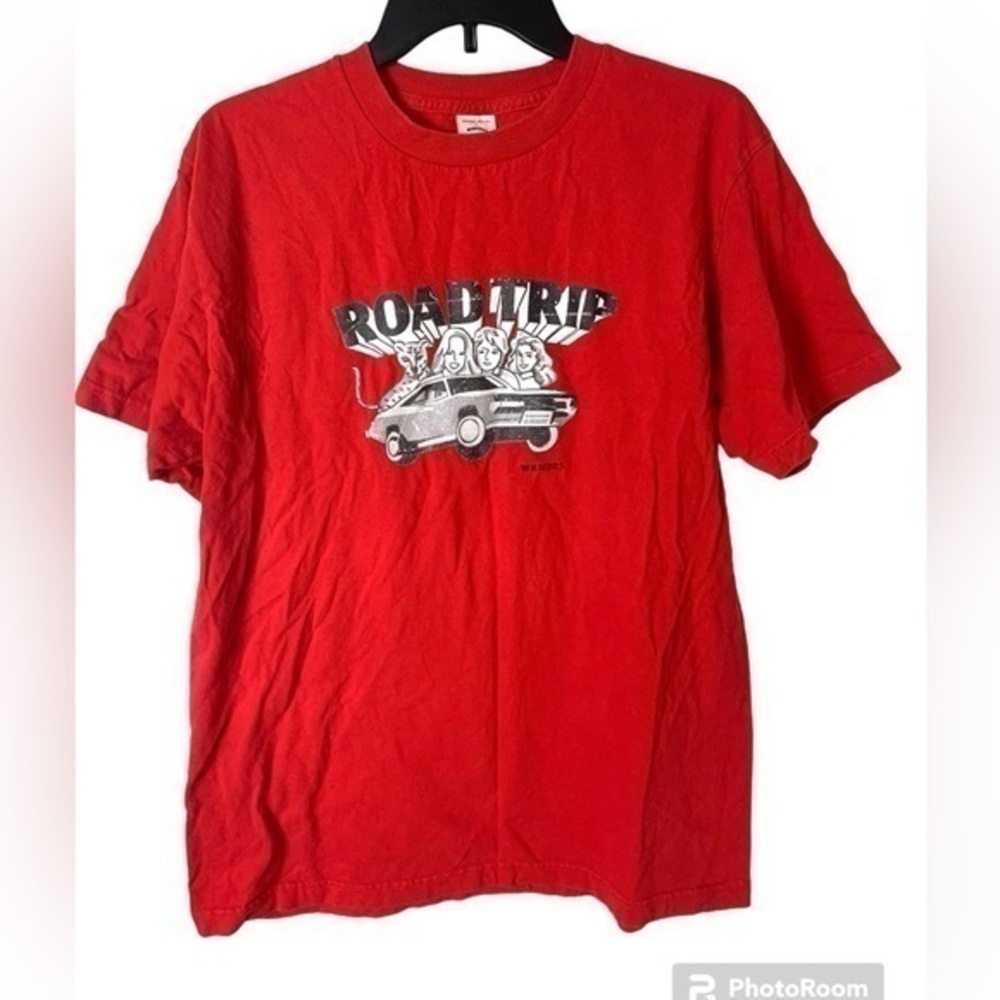 Vintage Weakened Geer Co by WKND Road trip Pinup Graphic Tee Top T-shirt Red M